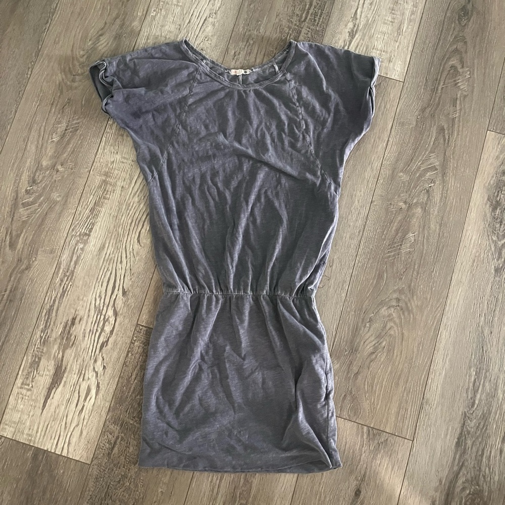 Sundry Slate Gray TShirt Dress 2